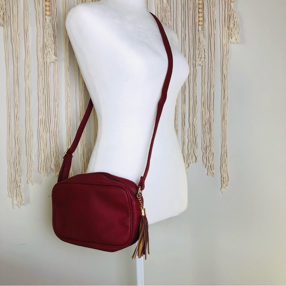 NWT Dark Red Crossbody Purse